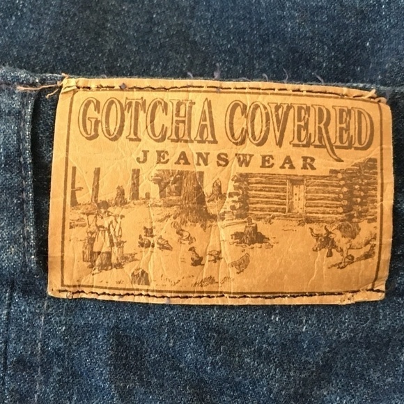 𝅺vintage Boho Hippie Denim Long Circle Skirt 2/4 - Picture 5 of 9